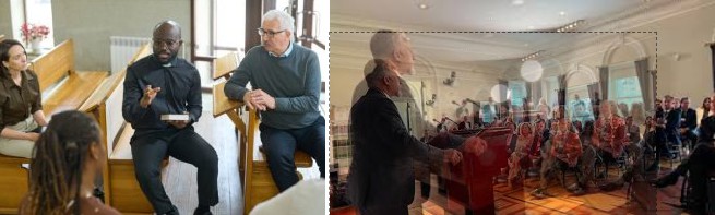 The white  Pastors in meeting for two days about God’s judgement taken place in this world